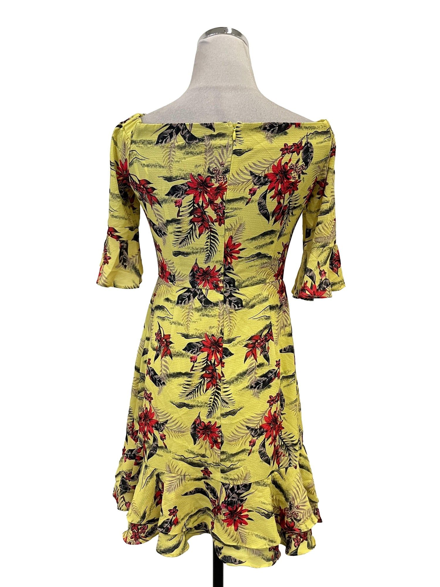 Dotti Banana Yellow Tropical Dress Women s Fashion Dresses