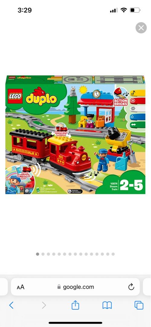 10874 Duplo Lego Train Set with Motor and mobile phone app
