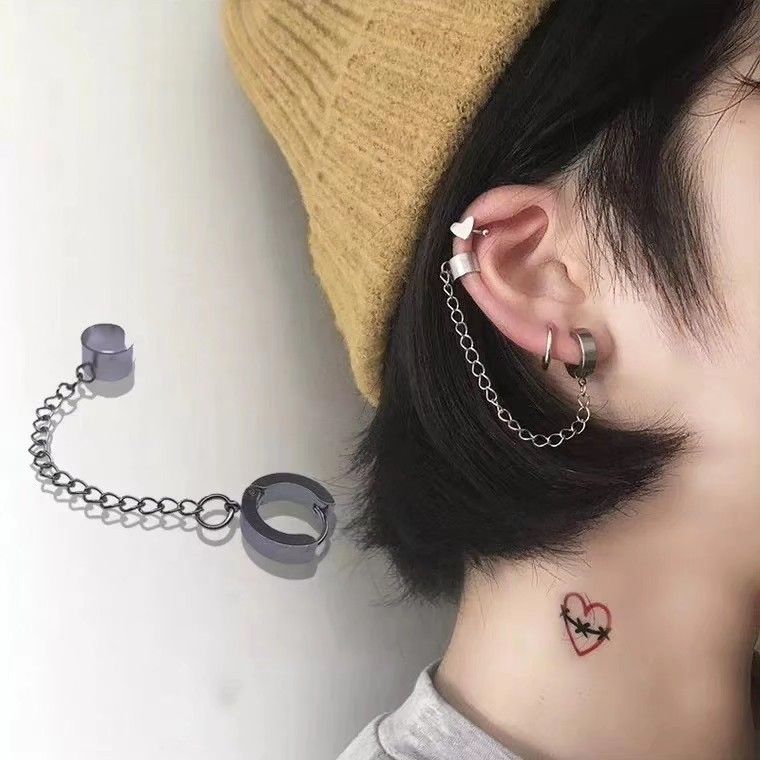 Chain earrings male hotsell
