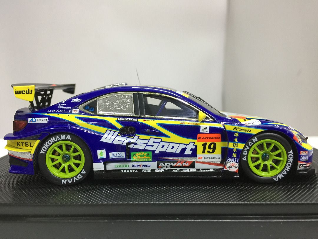 EBBRO 1/43 LEXUS IS350 WedsSport SUPER GT300 2009 #19 (44223