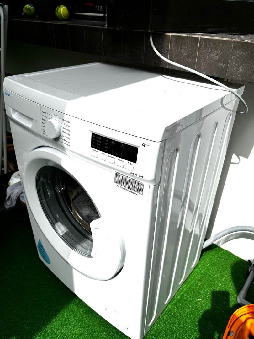Elba Washing Machine 7kg, TV & Home Appliances, Washing Machines and