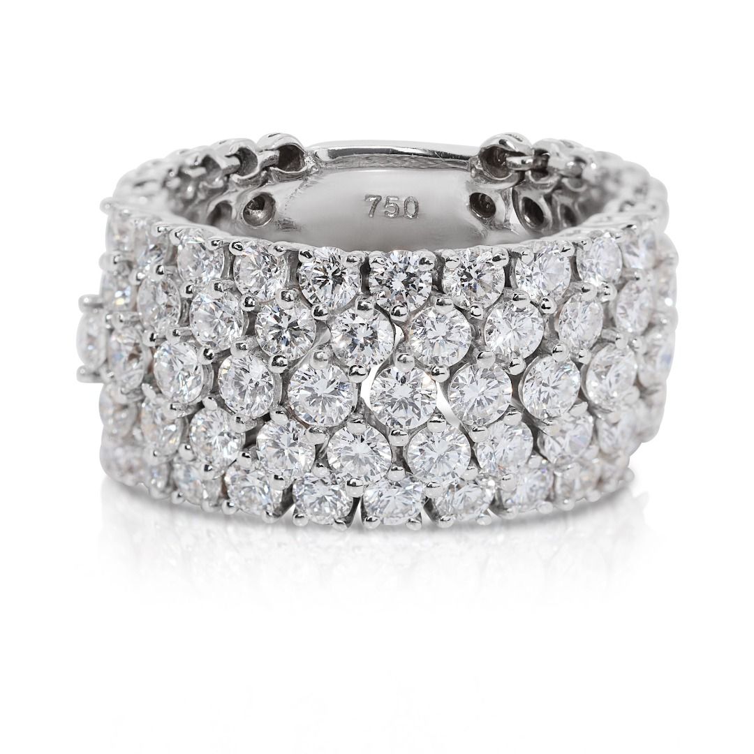 White gold dome ring hot sale
