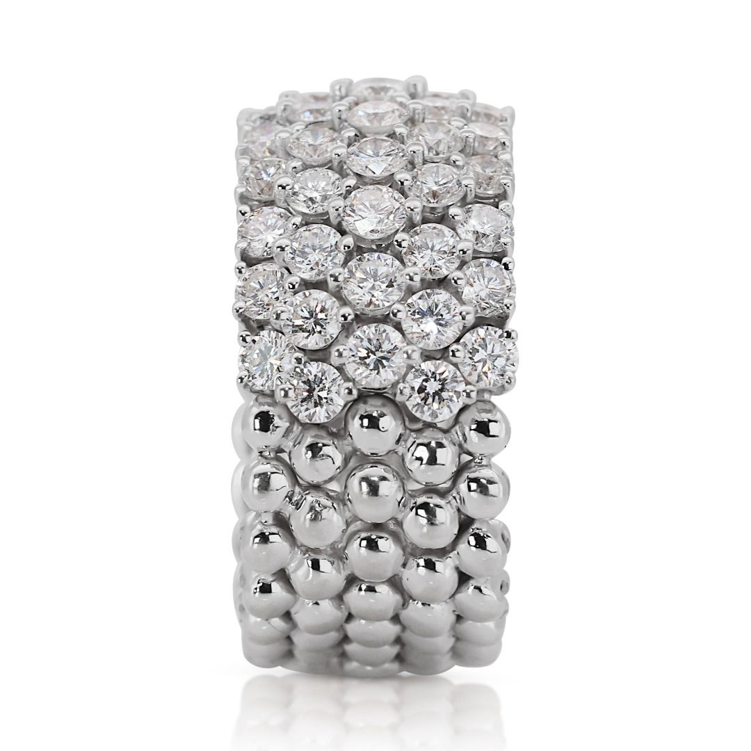 White gold hot sale dome ring
