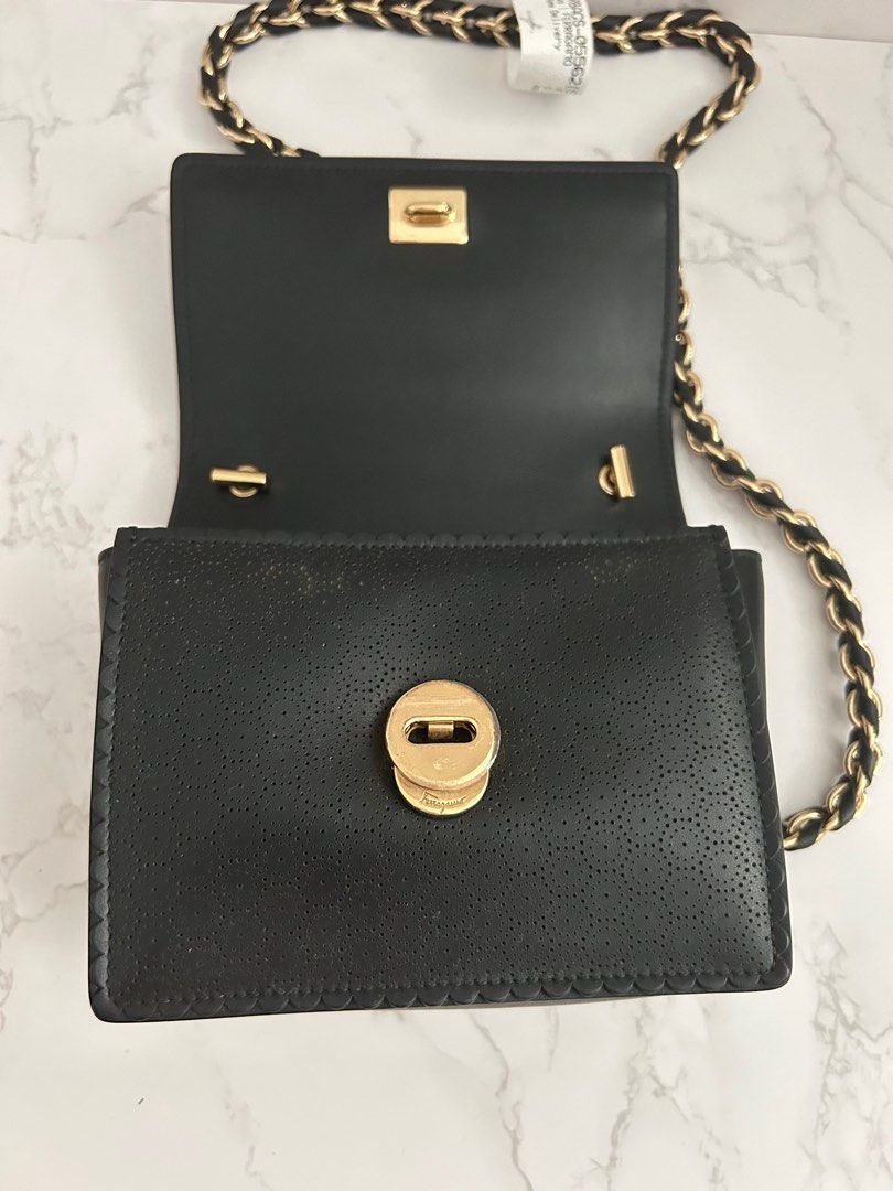 Ferragamo Mini Ginny Crossbody bag Luxury Bags Wallets on