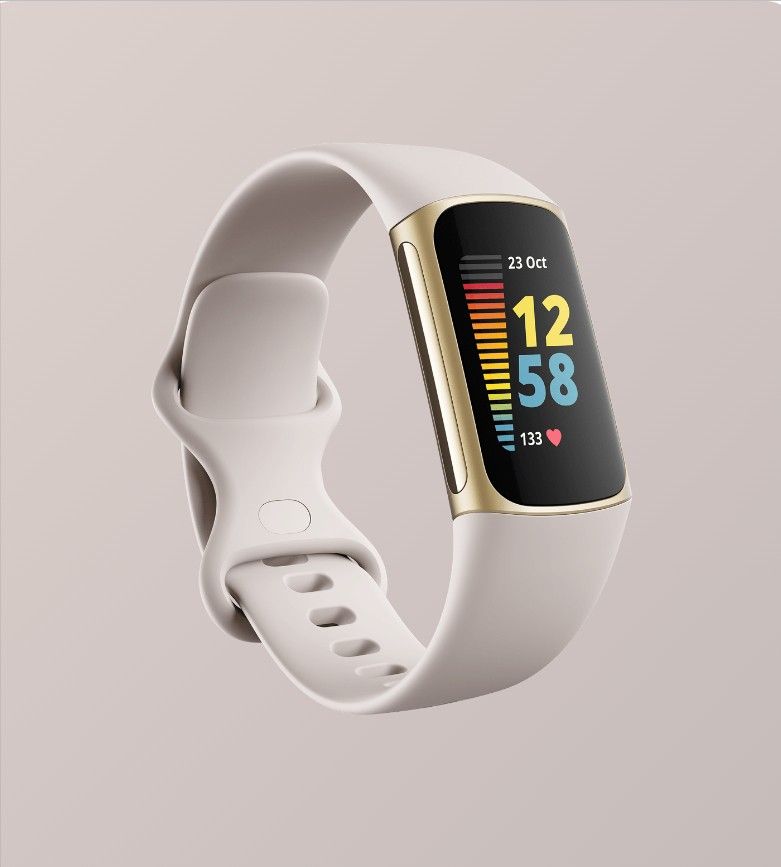 Fitbit Charge 5 (Luna White / Soft Gold)