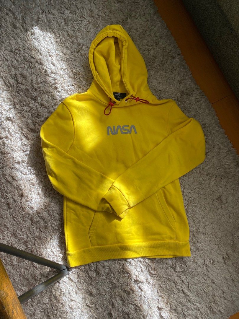 FOREVER 21 Heavy Weight NASA Hoodie Men s Fashion Tops Sets