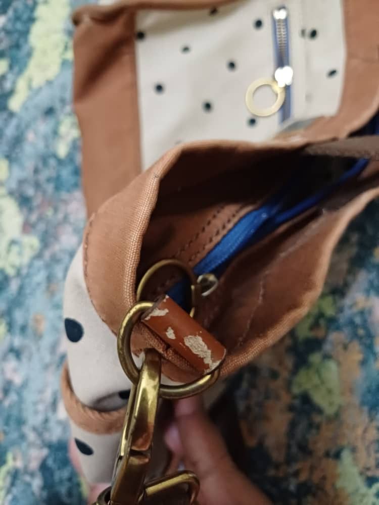 Fossil polka dot crossbody deals