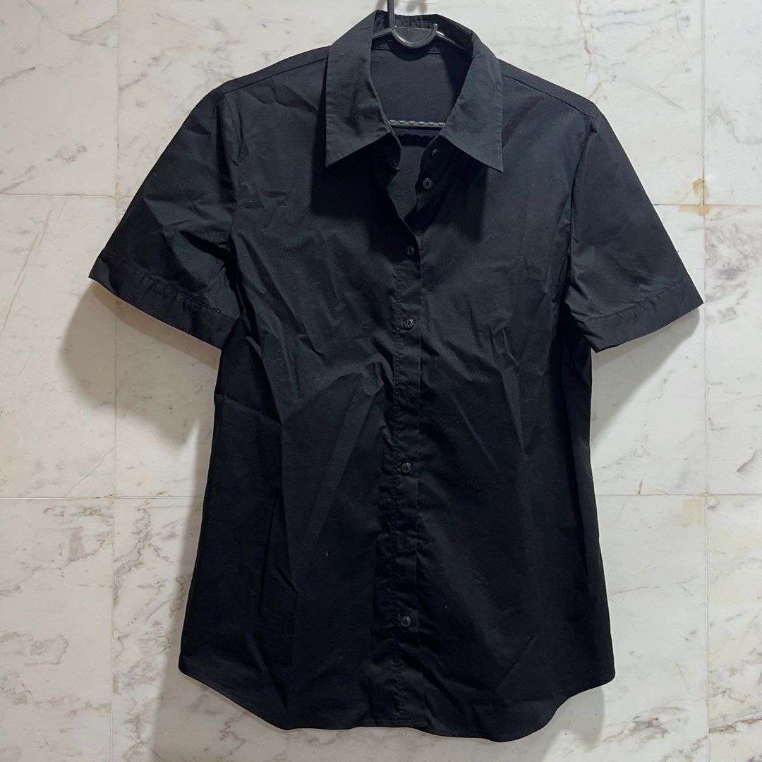 Short sleeve top dress blouses