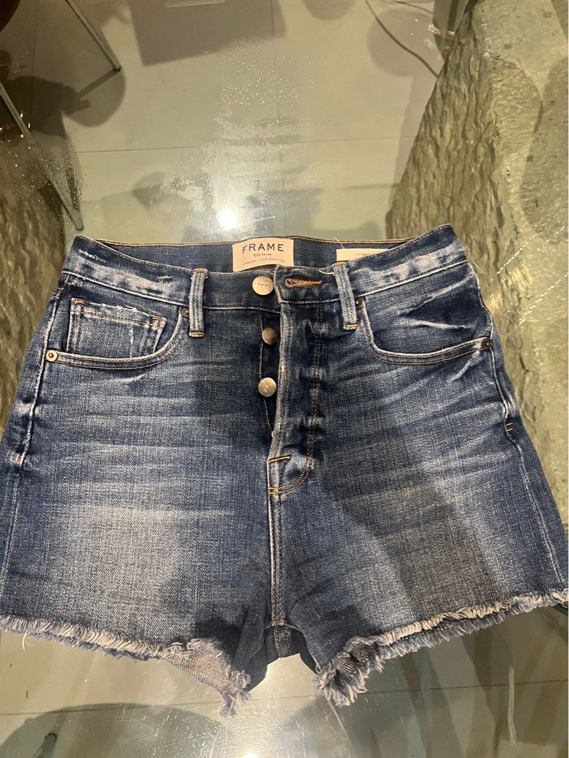 Frame denim shorts top
