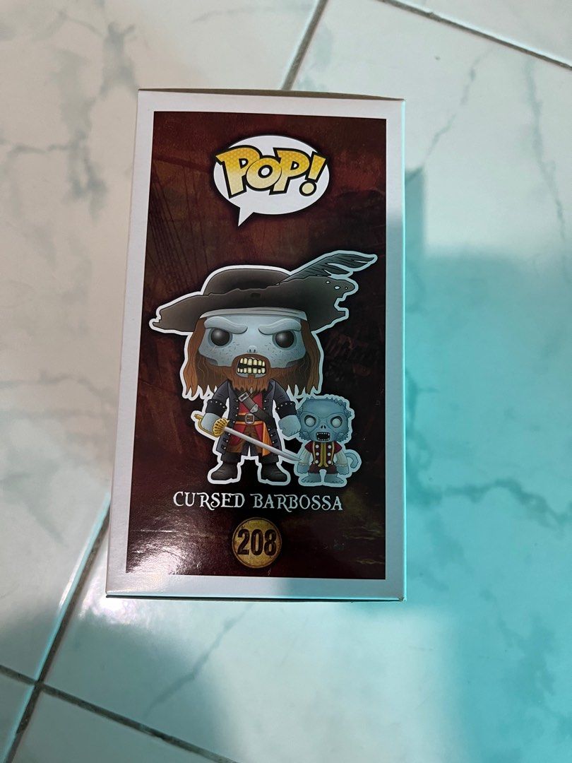 Funko Pop cursed Barbossa 2016 exclusive
