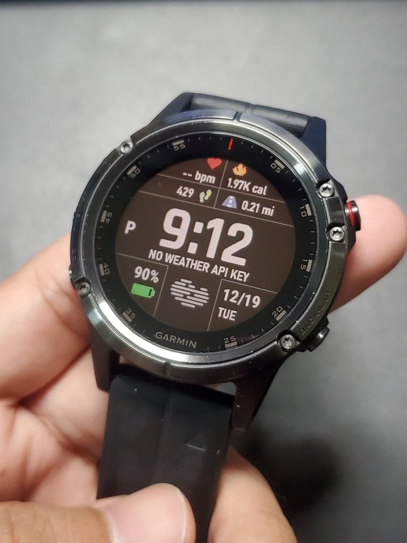 Garmin fenix 2025 5 plus size
