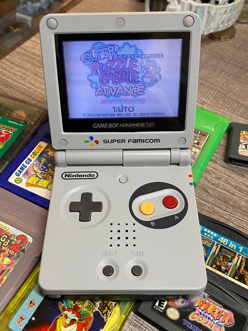 GBA SP Game boy SP 連一堆game boy 帶, 電子遊戲, 電子遊戲, Nintendo ...