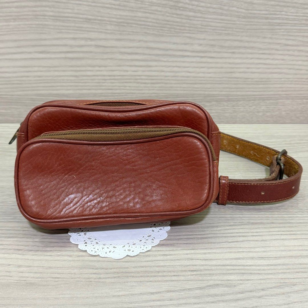 Genuine Leather Vintage Belt Bag