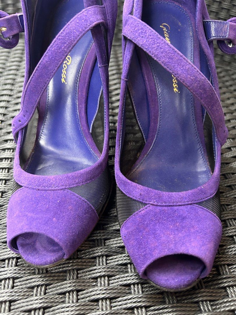 Purple heels on sale size 12