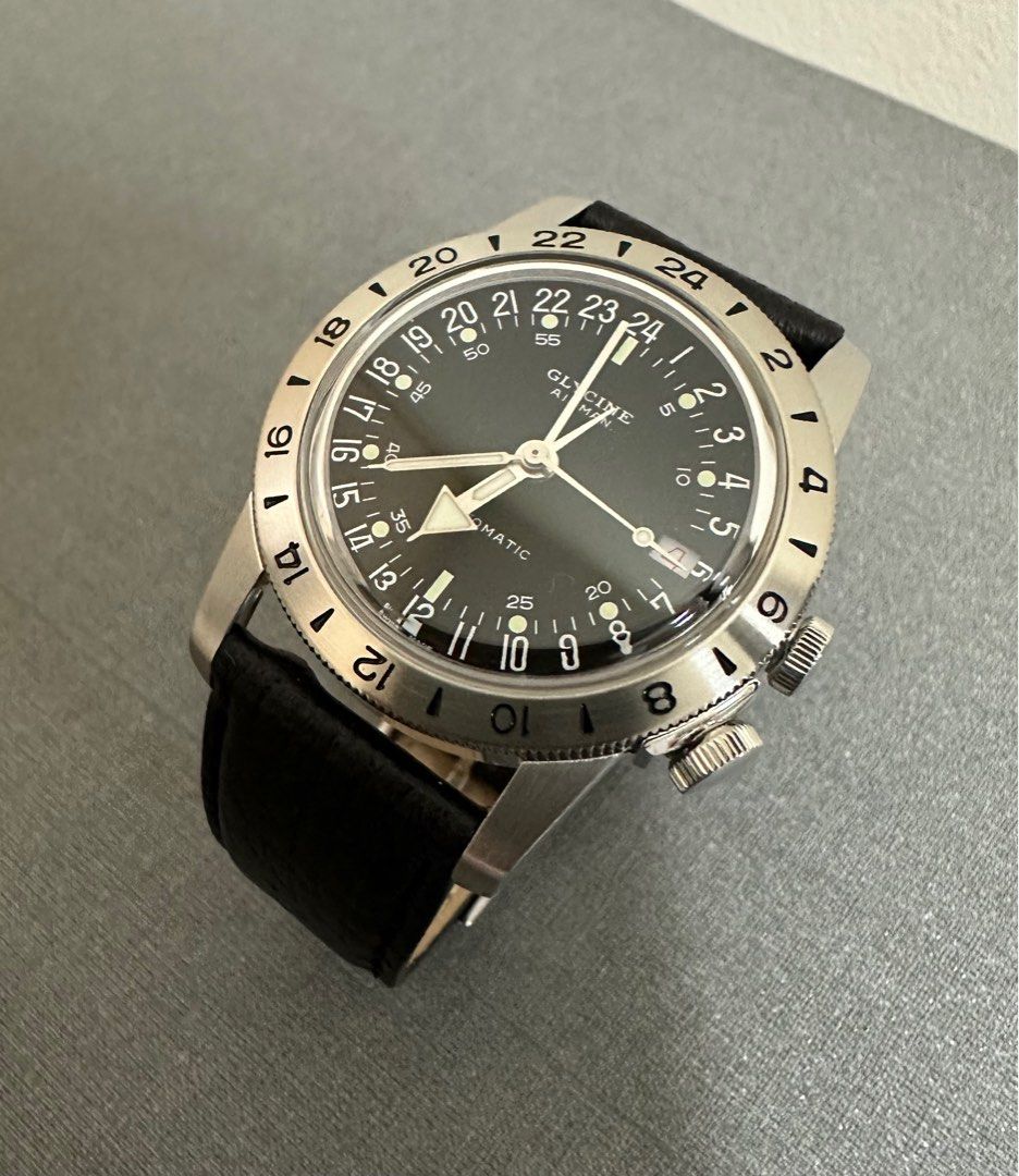 Glycine Airman No. 1 Black GMT 36mm Ref. GL0370