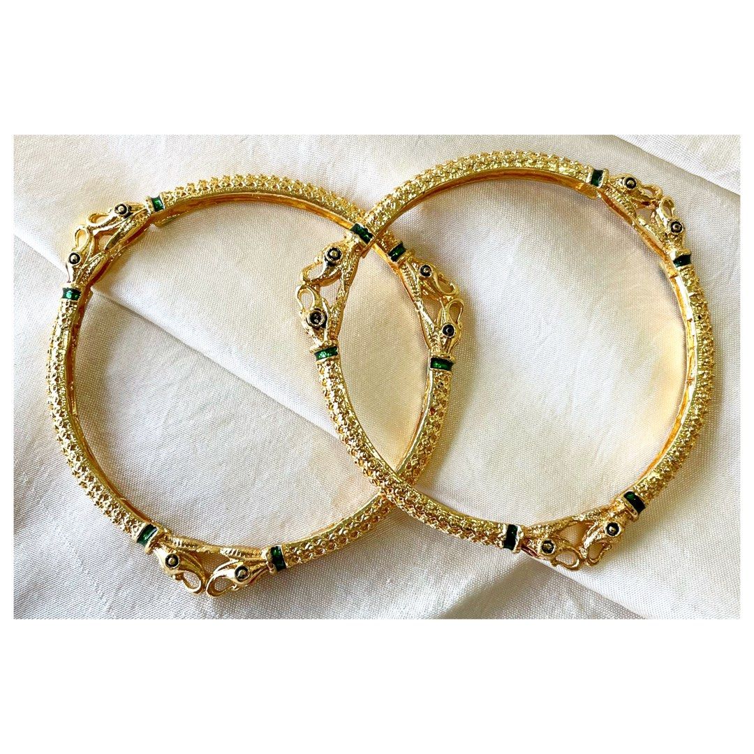 Gold plated bangle Indian jewellery Women s Fashion Jewelry