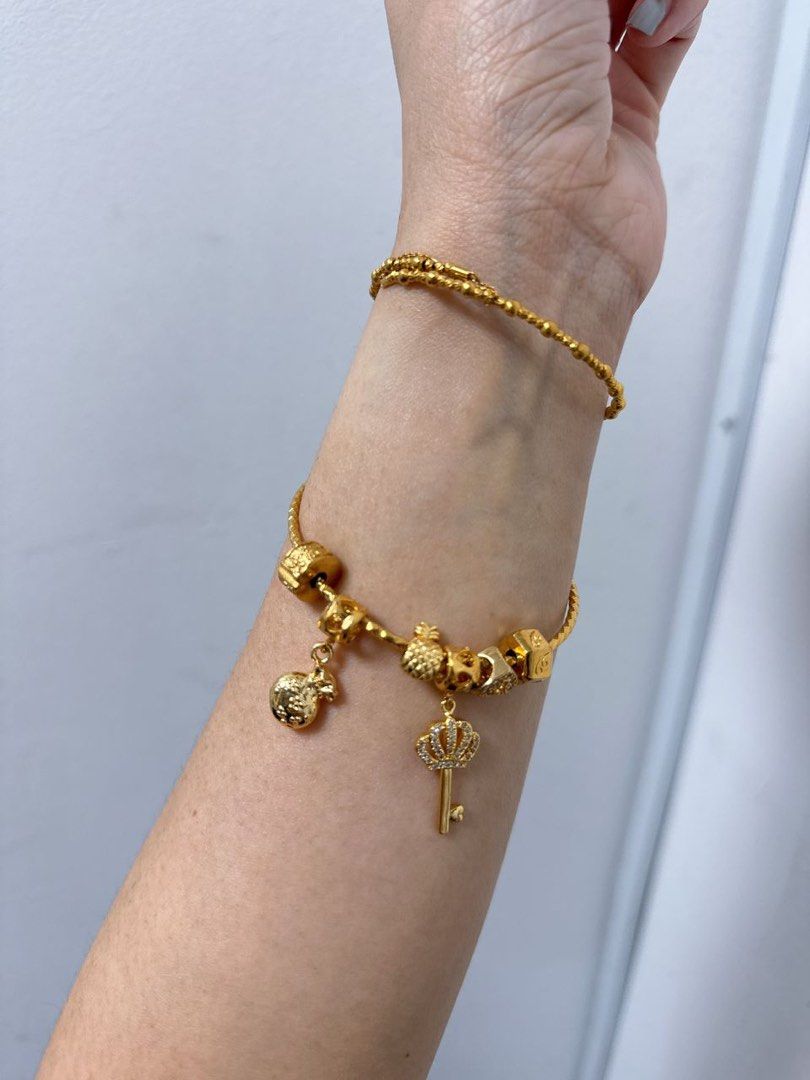 gold plated bracelet no real gold Women s Fashion Jewelry