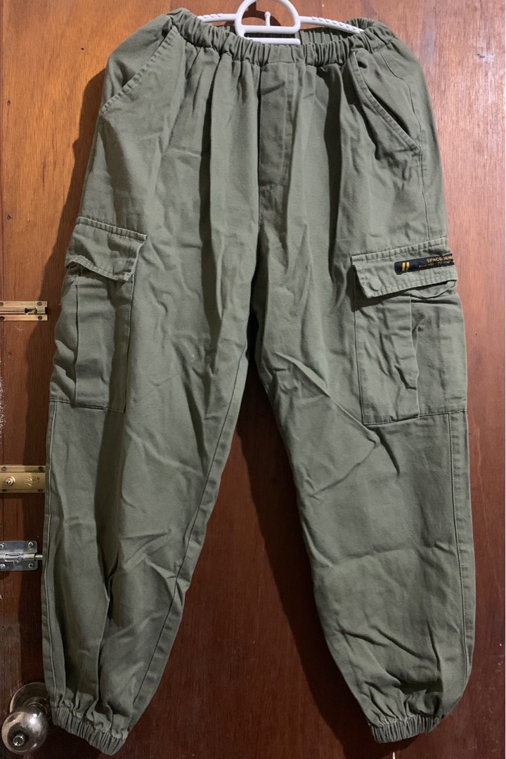 Green Cargo Jogger pants, Women's Fashion, Bottoms, Other Bottoms on