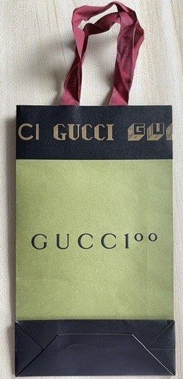 《GUCCI》100週年限量絕版紙袋