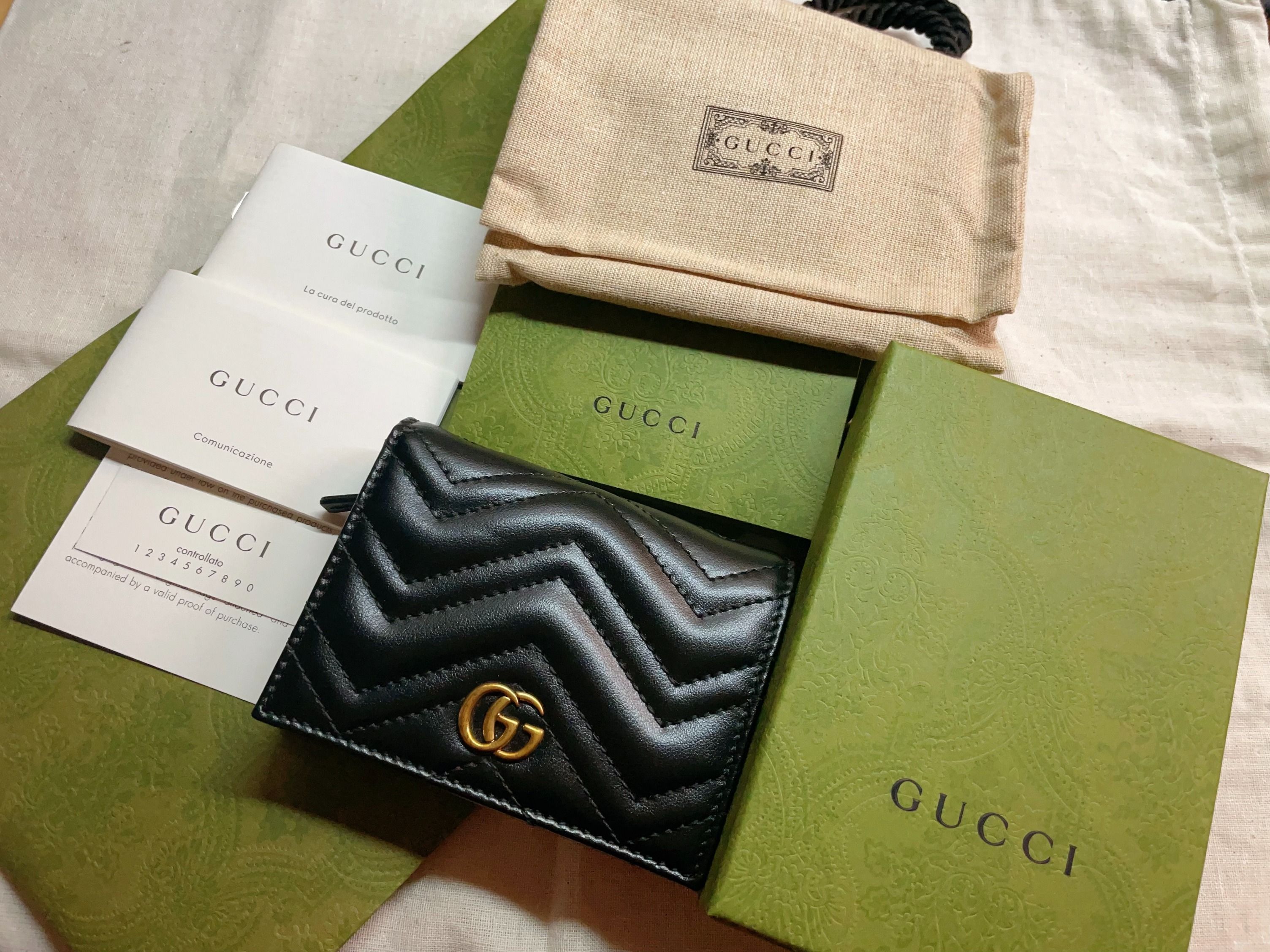 Gucci GG Marmont card case wallet