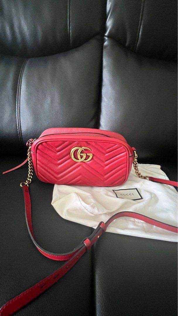 Red gucci clearance marmont bag