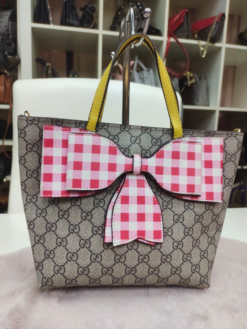 Gucci checkered bag online