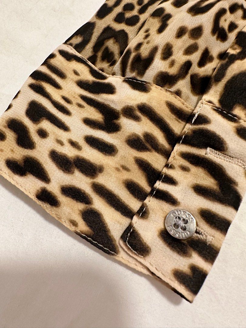 Guess leopard shirt new arrivals