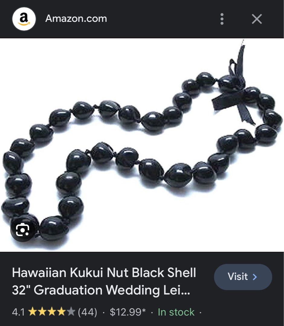 Lavender Kukui Nut LEI NECKLACE – [ki-ele]