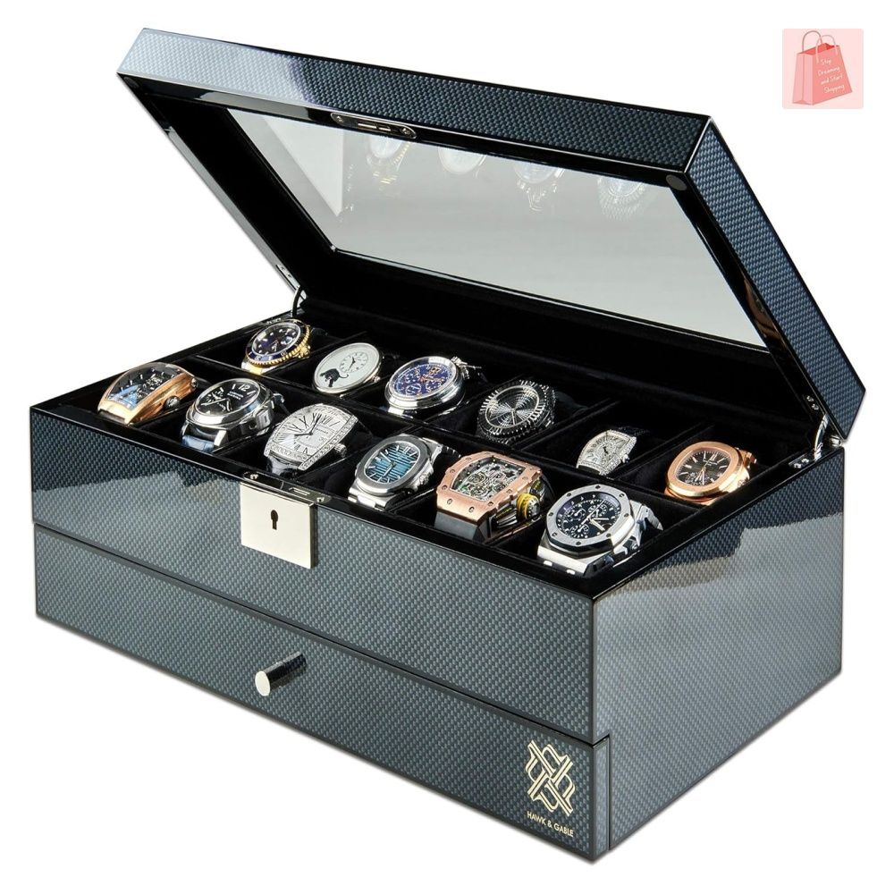 Watch box with drawer online