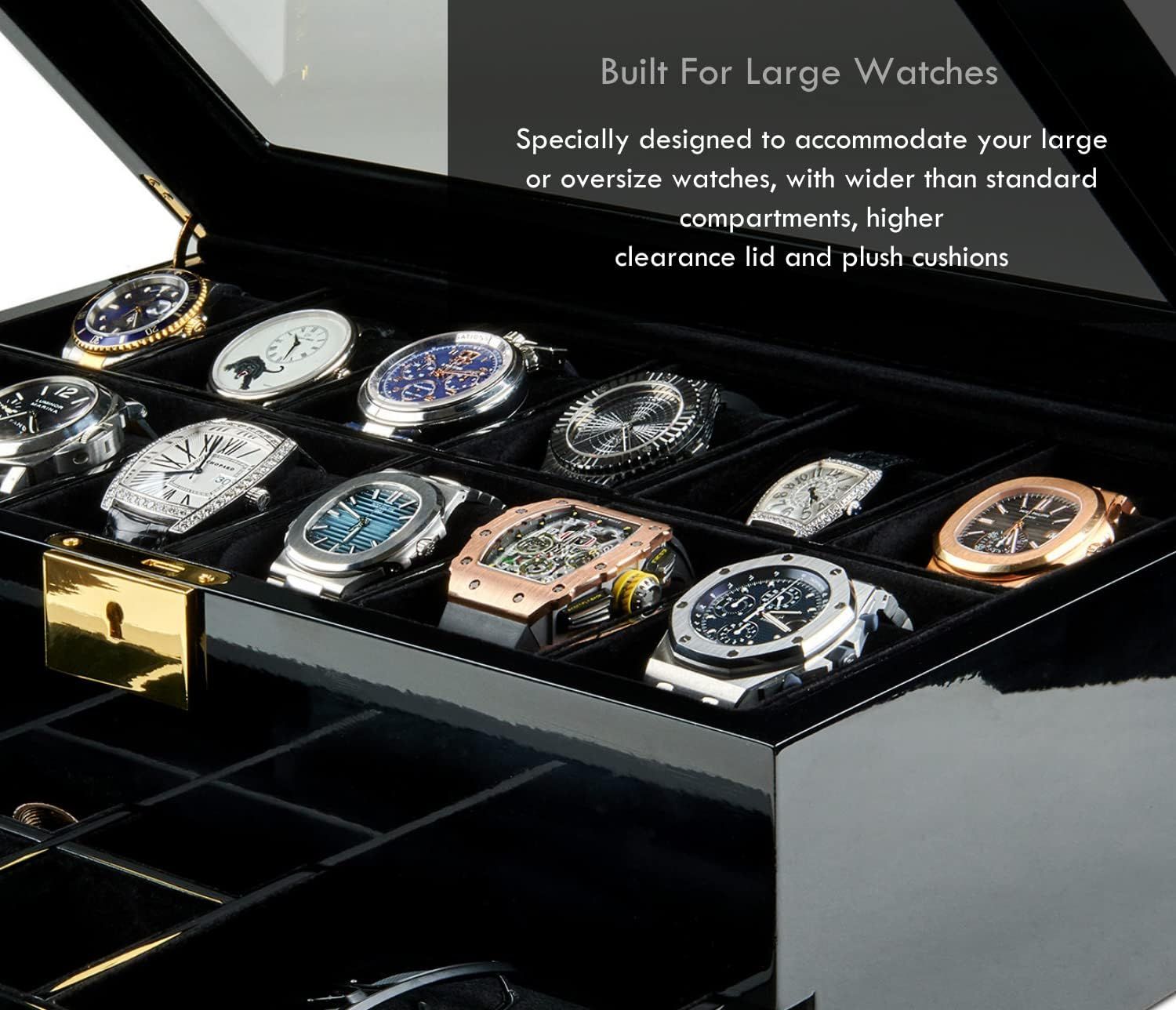 Watch case on sale for large watches