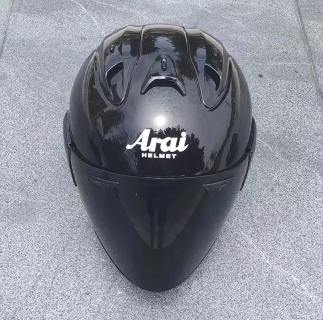HELMET ARAI SZ RAM 3 Black Open Face- Saiz XL, Smoke Visor, Auto 