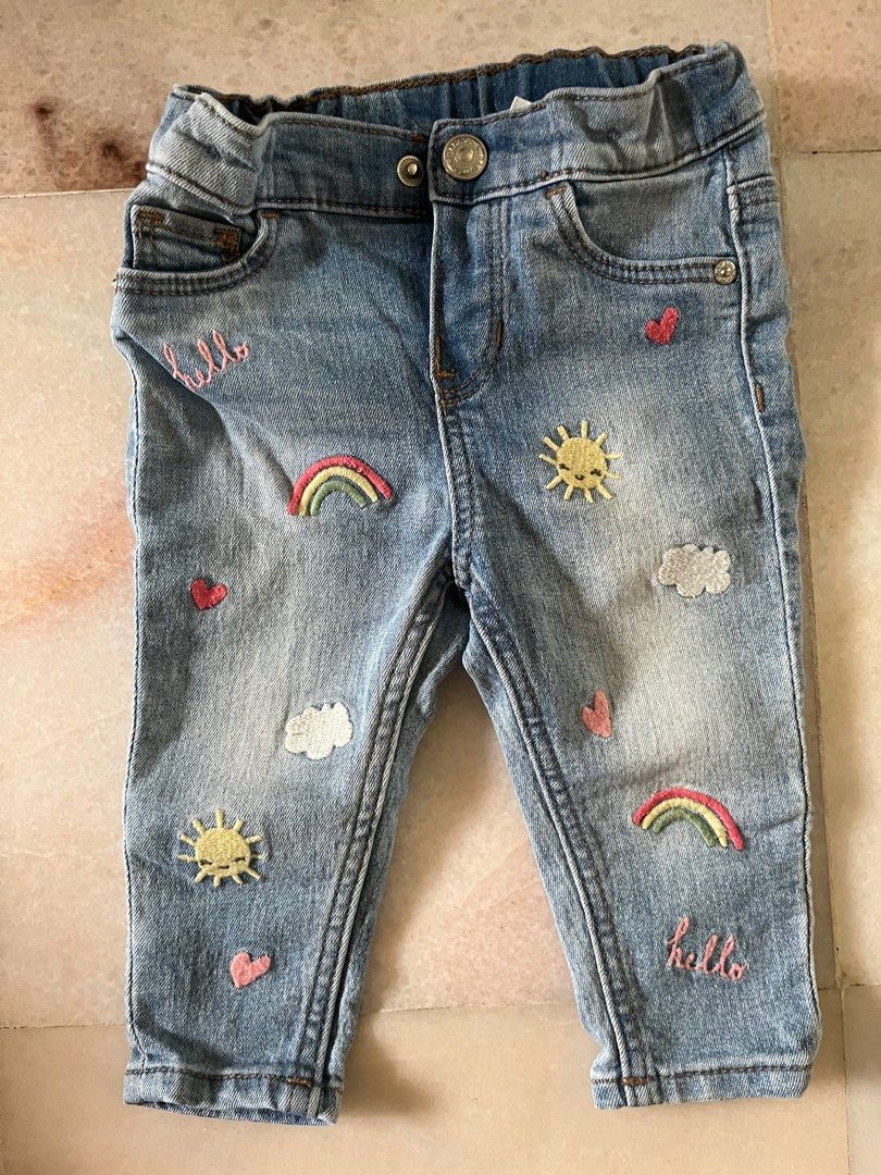 H&m baby girl jeans online