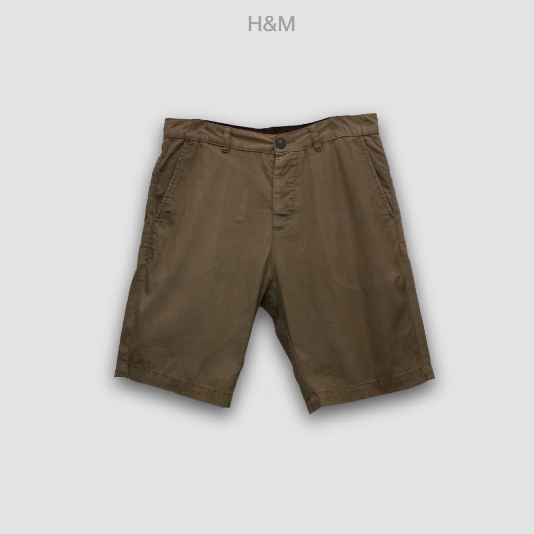 H and m outlet khaki shorts