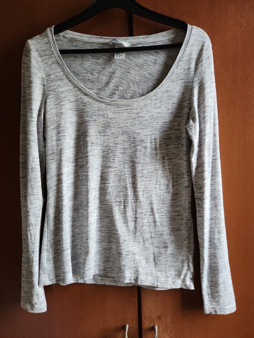 H&m pima cotton long sleeve tee hot sale