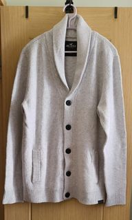 Hollister 灰色開襟針織毛衣 Grey Cardigan Sweater Knitwear64243048041985110