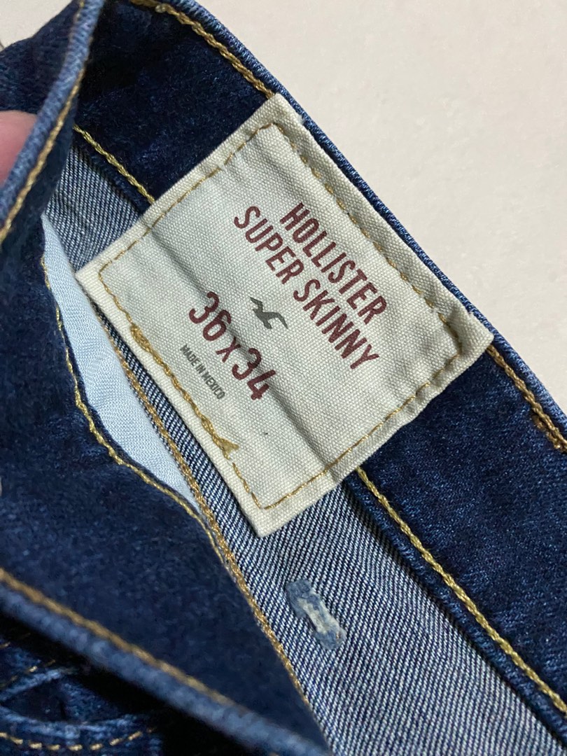 Hollister mens jeans super skinny shop