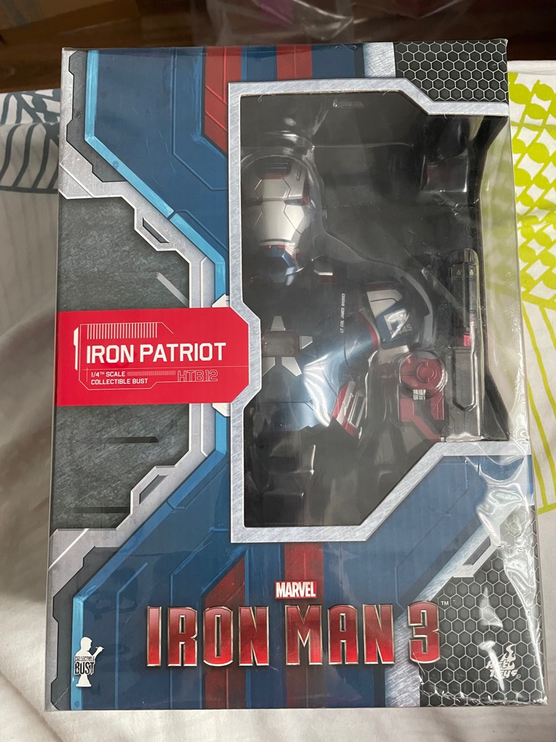 Hot Toys Limited Edition Iron Man 3 Iron Patriot HTB12 1/4 Scales