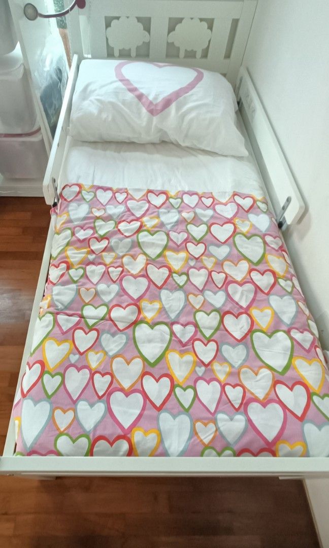 Ikea Toddler Bed & Mattress, Furniture & Home Living, Furniture, Bed
