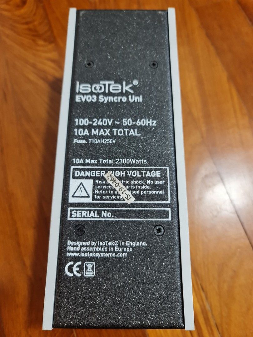 Isotek Evo3 Syncro Uni prefilter reduce hum, Audio, Other Audio