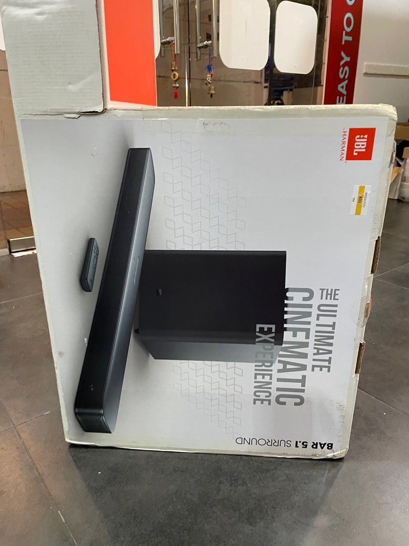 JBL Bar 5.1 Soundbar with Woofer, Audio, Soundbars, Speakers & Amplifiers on Carousell