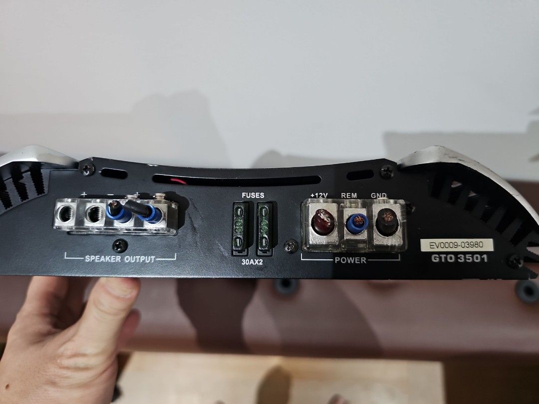 JBL GTO3501 EVO car monoblock subwoofer amplifier, Audio, Soundbars