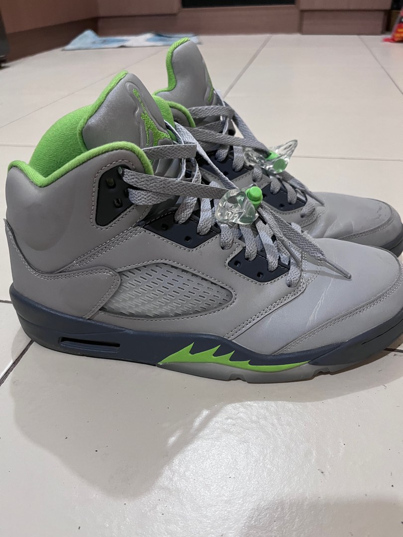 jordan retro 5 green bean