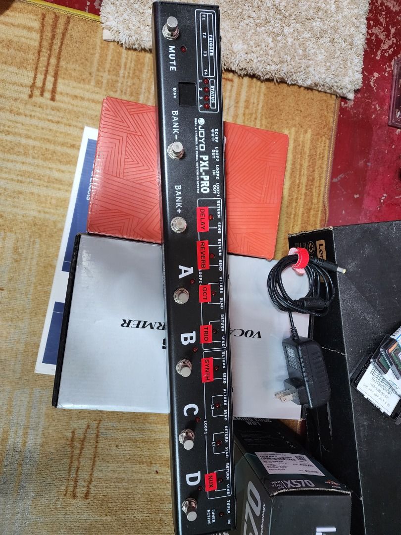 JOYO PXLPRO Effect Pedal Loop Controller with Amp Switching, Hobbies