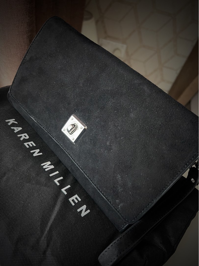 Karen Millen Black Clutch