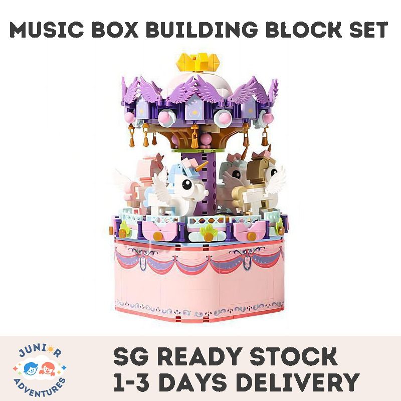 Kids Music Box Building Block Set