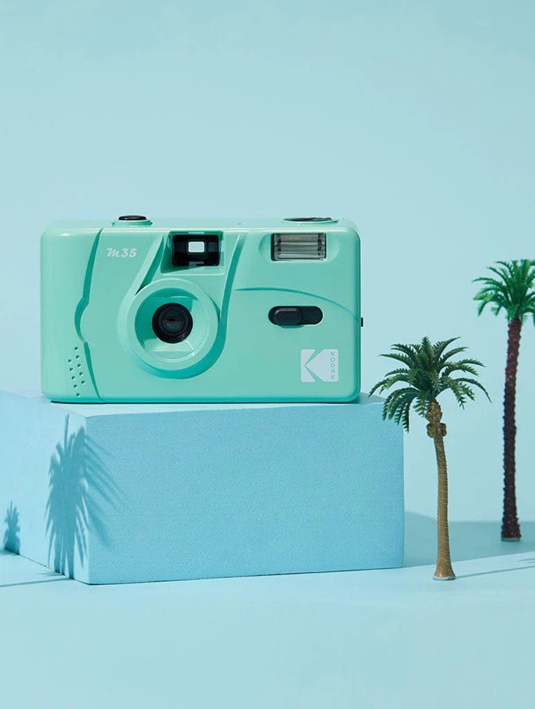 Kodak M35 Film Camera Mint Green, Photography, Cameras on Carousell