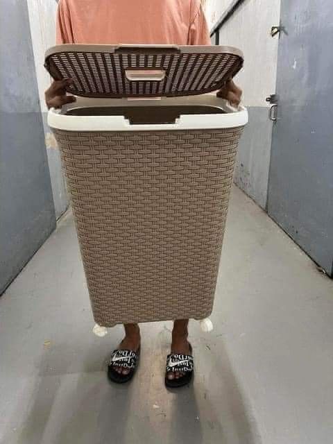 Laundry Basket with Wheels(Choco color) (Category: Storage Boxes & Baskets) located in Manila. Submitted by tindahanniatelizcehl (Listing ID 1274377394, Image 2). Description: .