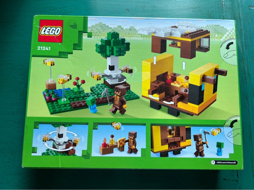 LEGO Minecraft The Bee Cottage 21241 Building Set - Construction