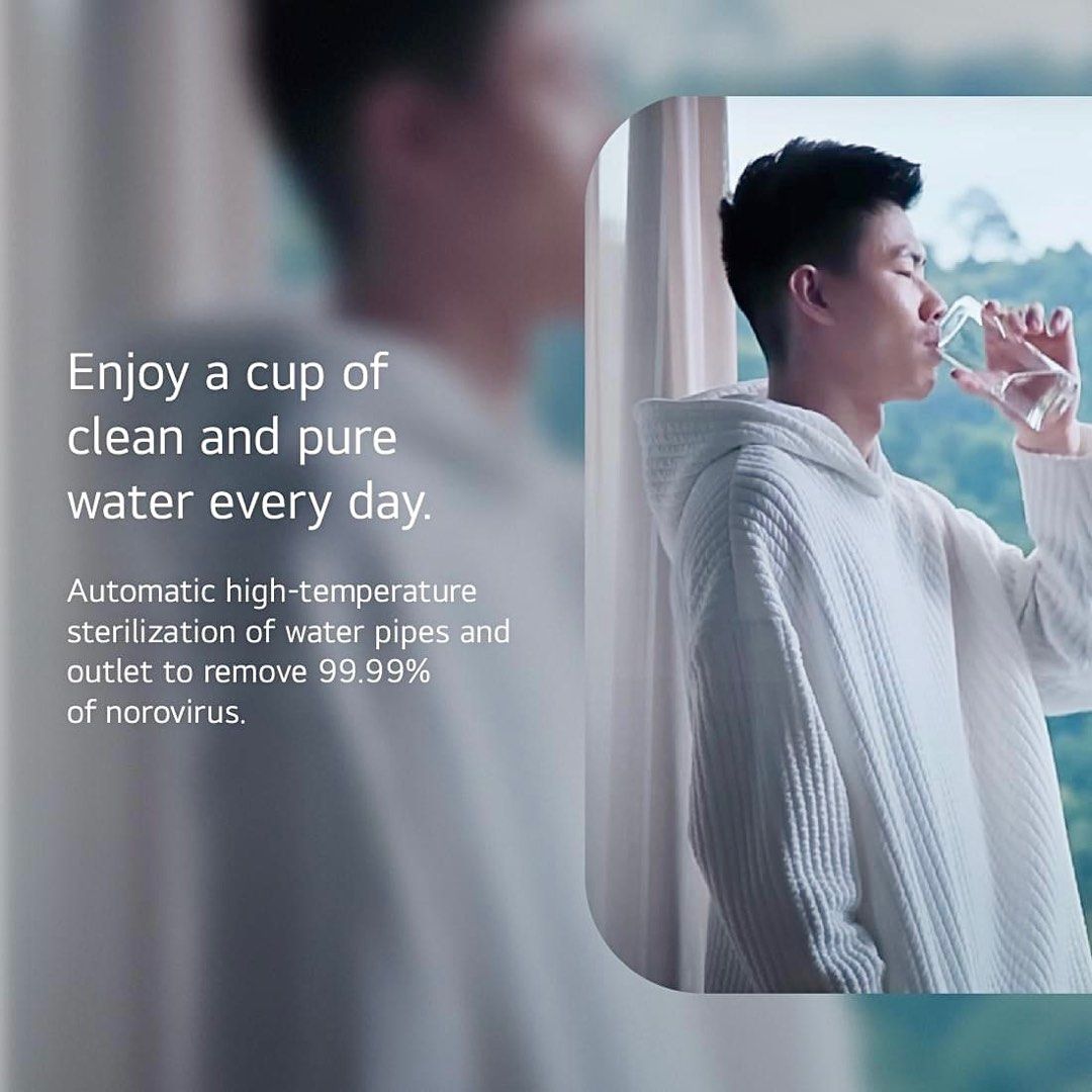 LG PuriCare™ SelfService Tankless Water Purifier autosterilization on