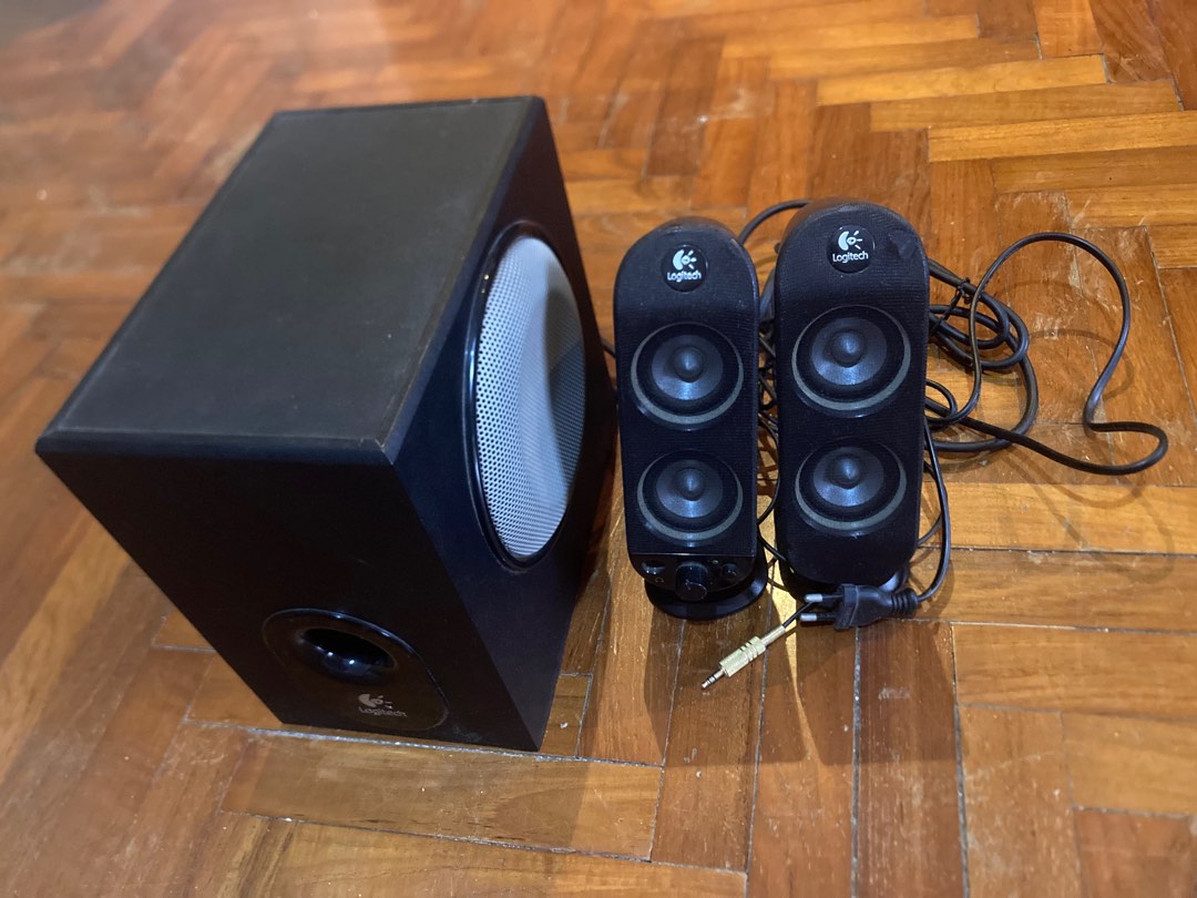 Logitech x 230 2.1 2 Piece Dual Drive Speakers with Ported